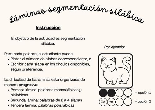 Láminas Segmentación Silábica