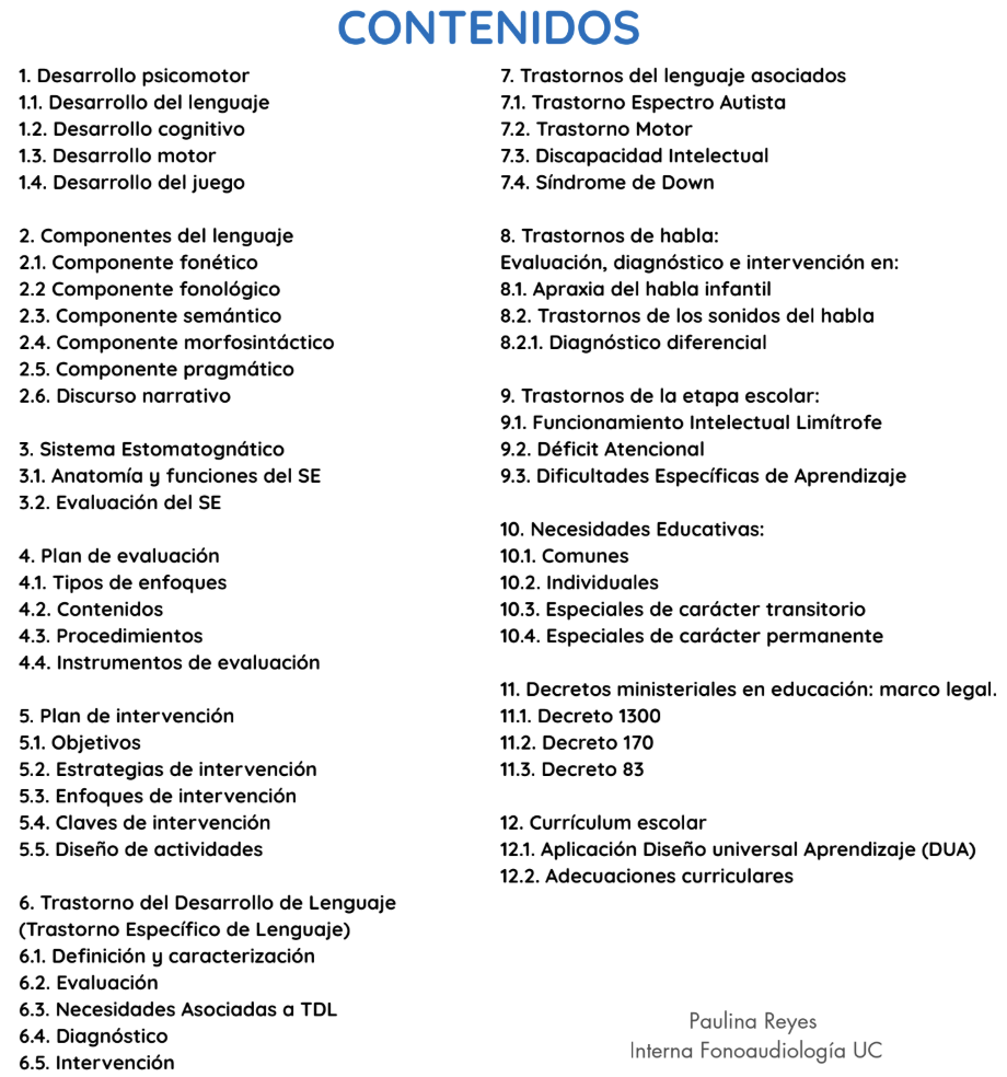 Resumen Internado Educación
